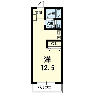 リライズ九品寺【4階】の間取り