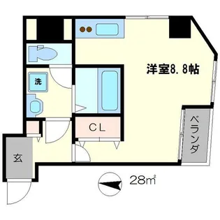ウインドベル北大路【2階】の間取り