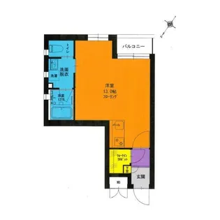 第7丸仙ハイツ【1階】の間取り