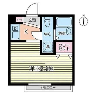 アーク日吉【2階】の間取り