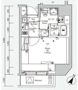 シーフォルム神保町【SYFORME JIMBOCHO】【4階】の間取り