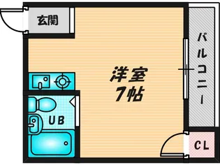 ベルハイム栄町【1階】の間取り