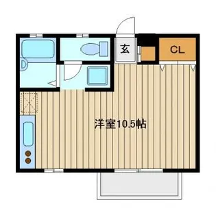 パークサイド・タカ【1階】の間取り