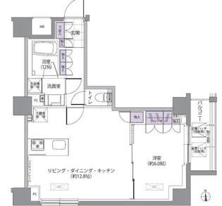 IVY WEST【7階】の間取り