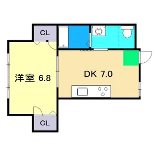 CASA山手町【1階】の間取り