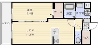プレージョ元魚【1階】の間取り
