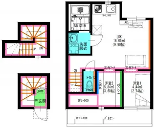 TRES【3階】の間取り