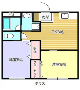 フィールド・セントラル【1階】の間取り