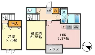 コンフォーティア【1階】の間取り