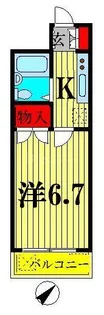 TKグレイスビル【2階】の間取り