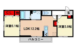 ケイ・ハイム【3階】の間取り