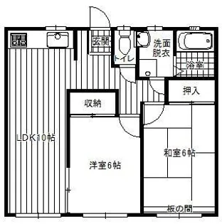 Sハウス【1階】の間取り