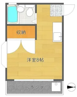 ジュネスレインボー【1階】の間取り