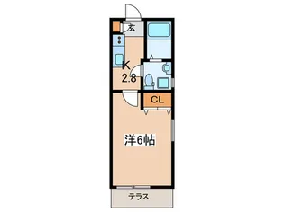 ベラビスタヒルズ中山【1階】の間取り