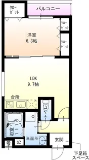 フジパレス豊中岡町ノース【3階】の間取り