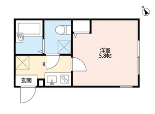 ジェムステージ桜ヶ丘【1階】の間取り