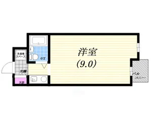 ホーユウコンフォルト芦屋【2階】の間取り