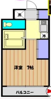Hoshi第二マンション【5階】の間取り