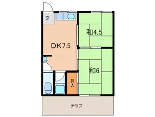 甲楓園【1階】の間取り