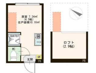 CRAISE【2階】の間取り