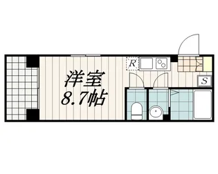 インシュランスビルディング18【6階】の間取り