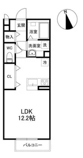 シャルマンハイム【2階】の間取り
