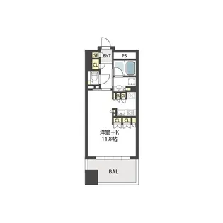 ガリレオ新町【5階】の間取り