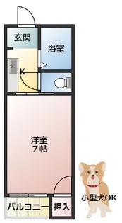 プレアール大池【4階】の間取り