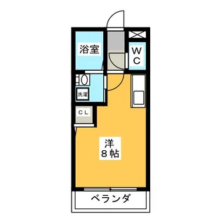 グリーンビュー園山【1階】の間取り