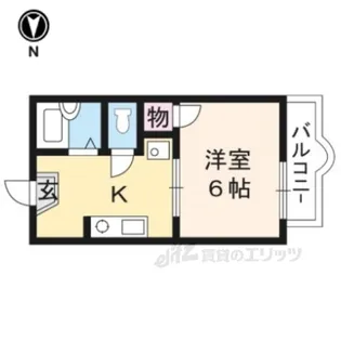 ノースウッドハウス【2階】の間取り