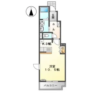 アエロポルトI【1階】の間取り