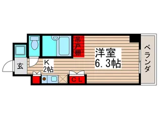 カスタリア西船橋【7階】の間取り