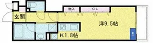 ミルーム赤坂【2階】の間取り