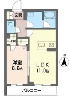 アルフラットコート【3階】の間取り