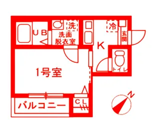 Searex横須賀中央【1階】の間取り