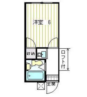 メゾン岡の宮B【2階】の間取り