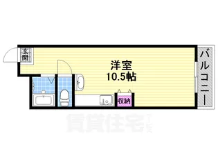 アバンス大友【2階】の間取り