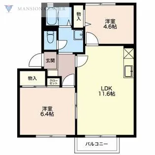 プライムステージB【1階】の間取り