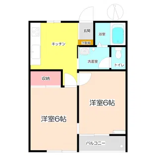 コンフォール【3階】の間取り