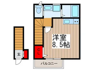 メルベ-ジュ【2階】の間取り