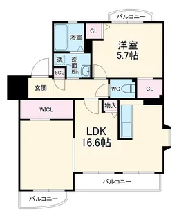 グリーンハイツ【1階】の間取り