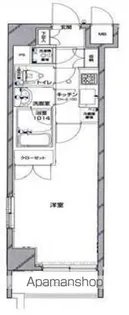 パレステュディオ虎ノ門【2階】の間取り