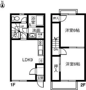 DUPLEX国王277【1階】の間取り