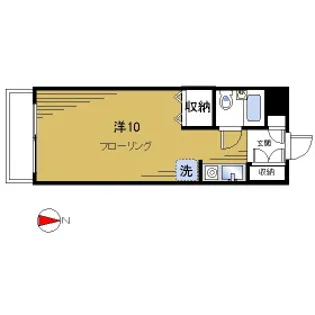 パークマンションワダ【3階】の間取り
