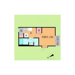 ミトミハイツ【1階】の間取り