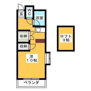 ビレッジKR-5【3階】の間取り