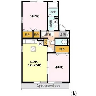 リビングタウン横須賀南 C【1階】の間取り