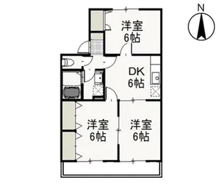 エクセルハイツ A【1階】の間取り
