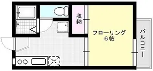グランデュール昼間B棟【1階】の間取り