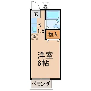 稲葉ハイツ【2階】の間取り